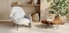 Fauteuil en bouclette fausse fourrure Tapissée - Boucles Blanches - Uyere image 7