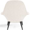 Fauteuil en bouclette fausse fourrure Tapissée - Boucles Blanches - Uyere image 7