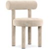 Chaise de Salle à Manger - Tapissée en Velours - Rhys image 7