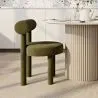 Chaise de Salle à Manger - Tapissée en Velours - Rhys image 7