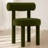 Chaise de Salle à Manger - Tapissée en Velours - Rhys image 7