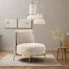 Fauteuil Design - Revêtement en Velours - Kanla image 7