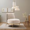 Fauteuil Design - Revêtement en Velours - Kanla image 7