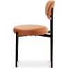 Chaise de salle à manger - Revêtue de velours - Métal noir - Margot image 7