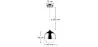  Lampe de plafond design sphérique - Lampe suspendue en métal chromé - 40cm - Speculum image 7
