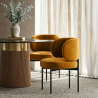 Chaise de salle à manger - Revêtue de velours - Loraine image 7