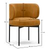 Chaise de salle à manger - Revêtue de velours - Loraine image 7