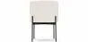 Lot de 4 - Chaise de Salle à Manger en bouclette fausse fourrure Tapissée - Boucles Blanches  - Loraine image 7
