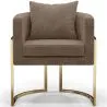Chaise de salle à manger - Avec accoudoirs - Revêtue de velours - Giorgia image 7