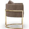 Chaise de salle à manger - Avec accoudoirs - Revêtue de velours - Giorgia image 7
