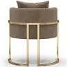 Chaise de salle à manger - Avec accoudoirs - Revêtue de velours - Giorgia image 7