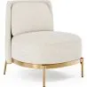 Fauteuil Design - Revêtement en Tissu Bouclé - Kanla image 7