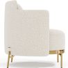 Fauteuil Design - Revêtu de Tissu Bouclé - Terrec image 7