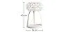 Lampe de Table - Lampe de Salon à Boutons de Cristal - Petite - Savoni image 7