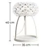 Lampe de Table - Lampe de Salon à Boutons de Cristal - Petite - Savoni image 7