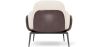 Fauteuil en bouclette fausse fourrure Tapissée - Boucles Blanches- Vandan image 7