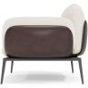 Fauteuil en bouclette fausse fourrure Tapissée - Boucles Blanches- Vandan image 7