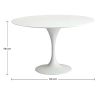 Table à Manger Ronde - 110 cm - Tulip image 7