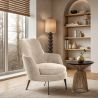Fauteuil de Design Rembourré en Velours Style Contemporain - Hanneh image 7