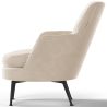 Fauteuil de Design Rembourré en Velours Style Contemporain - Hanneh image 7