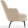 Fauteuil de Design Rembourré en Velours Style Contemporain - Hanneh image 7