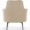 Fauteuil de Design Rembourré en Velours Style Contemporain - Hanneh image 7