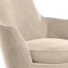 Fauteuil de Design Rembourré en Velours Style Contemporain - Hanneh image 7