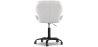 Chaise de bureau avec roulettes - Chaise pivotante de bureau - Revêtement en similicuir - Structure noire Wito image 7