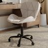 Chaise de bureau avec roulettes - Chaise pivotante de bureau - Revêtement en similicuir - Structure noire Wito image 7