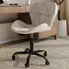 Chaise de bureau avec roulettes - Chaise pivotante de bureau - Revêtement en similicuir - Structure noire Wito image 7