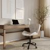 Chaise de bureau avec roulettes - Chaise pivotante de bureau - Revêtement en similicuir - Structure noire Wito image 7