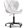 Chaise de bureau avec roulettes - Chaise pivotante de bureau - Revêtement en similicuir - Structure noire Wito image 7