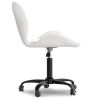 Chaise de bureau avec roulettes - Chaise pivotante de bureau - Revêtement en similicuir - Structure noire Wito image 7