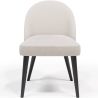Chaise de Salle à Manger - Revêtue de Tissu Bouclé - Grata image 7