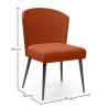 Chaise de Salle à Manger - Revêtue de Velours - Kirna image 7