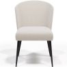 Chaise de Salle à Manger - Revêtue de Tissu Bouclé - Kirna image 7