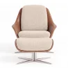 Fauteuil Design Contemporain Tapissé avec Repose-pieds - Asher image 7