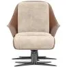 Fauteuil Design Contemporain Tapissé avec Repose-pieds - Asher image 7
