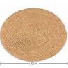 Tapis rond en jute - Boho Bali - 100 CM - Kavya image 7