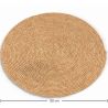 Tapis rond en jute - Boho Bali - 120 CM - Kavya image 7