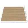 Tapis rectangulaire en jute - Boho Bali - 120x150 CM - Jaya image 7