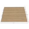 Tapis rectangulaire en jute - Boho Bali - 150x200 CM - Jaya image 7