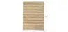Tapis rectangulaire en jute - Boho Bali - 100x120 CM - Ghana image 7