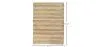 Tapis rectangulaire en jute - Boho Bali - 120x150 CM - Ghana image 7