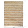 Tapis rectangulaire en jute - Boho Bali - 120x150 CM - Ghana image 7