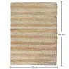 Tapis rectangulaire en jute - Boho Bali - 120x150 CM - Ghana image 7
