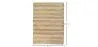 Tapis rectangulaire en jute - Boho Bali - 150x200 CM - Ghana image 7
