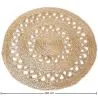 Tapis rond en jute - Boho Bali - 120 CM - Ilya image 7