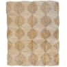 Tapis rectangulaire en jute - Boho Bali - 90x120 CM - Lubya image 7