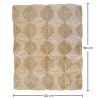 Tapis rectangulaire en jute - Boho Bali - 120x150 CM - Lubya image 7